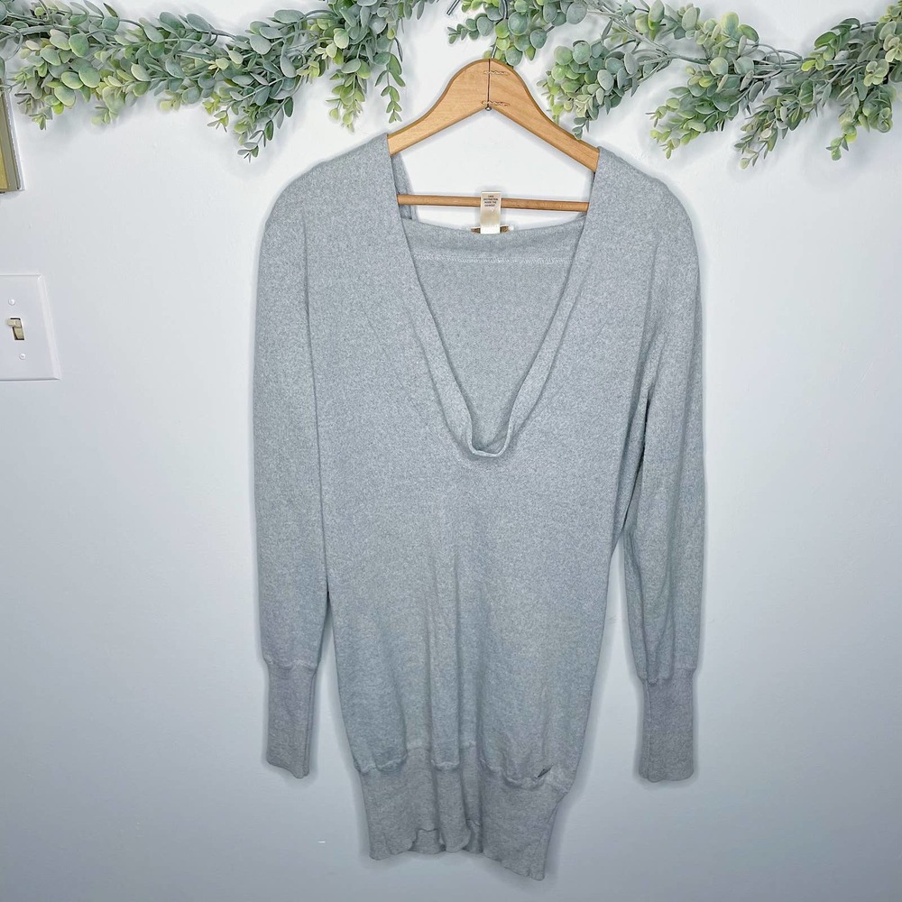 Diesel Deep V Neck Pullover Hooded Sweater